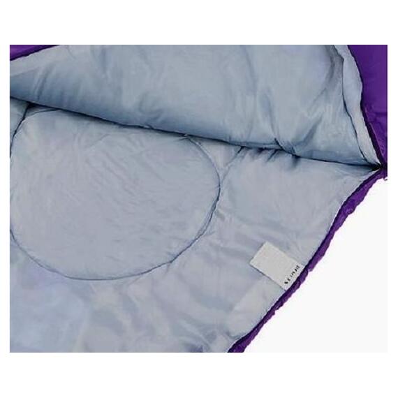 Спальный мешок ACAMPER BERGEN 300г/м2 фиолетовый, фото , изображение 3
