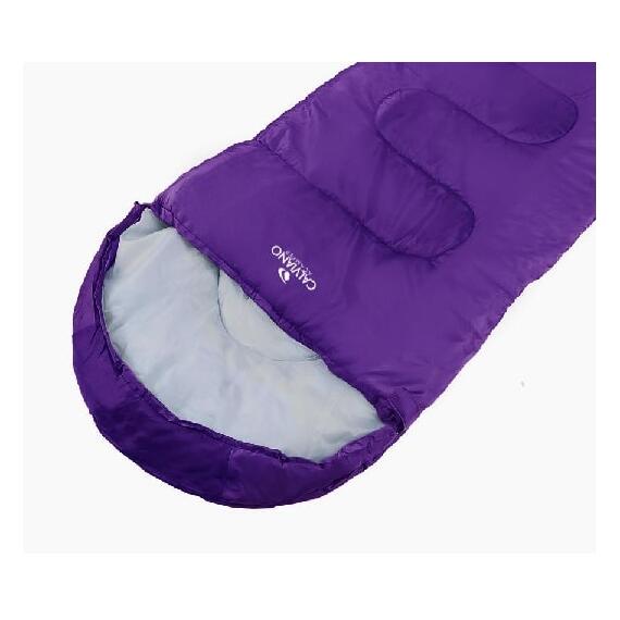 Спальный мешок ACAMPER BERGEN 300г/м2 фиолетовый, фото , изображение 4