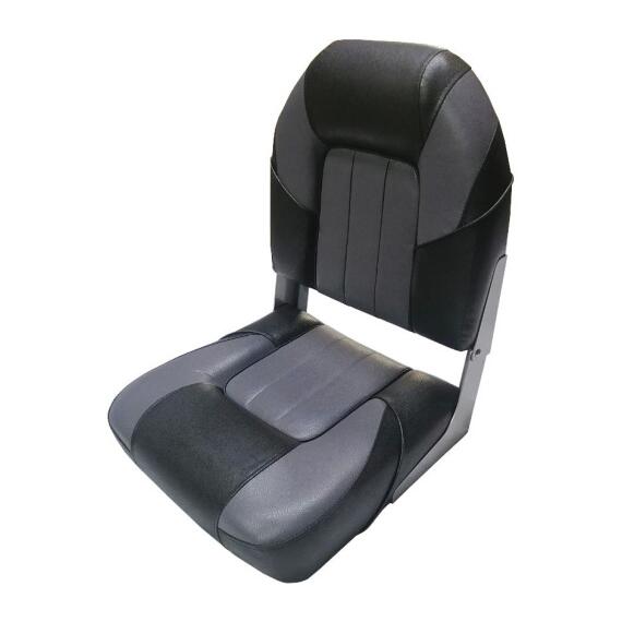 Кресло складное Патриот Люкс, черный/темно-серый, фото 