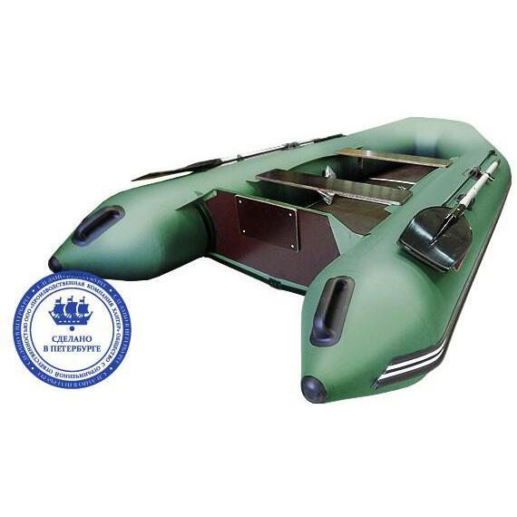 Надувная лодка Хантер 320 ЛК зеленый, фото 