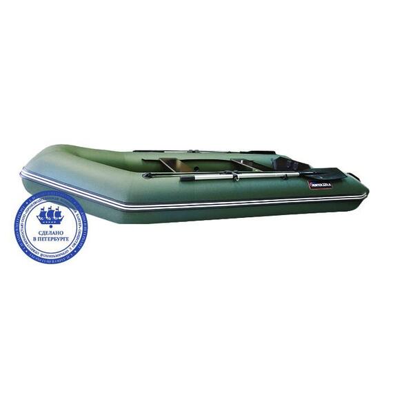 Надувная лодка Хантер 320 ЛК зеленый, фото , изображение 3