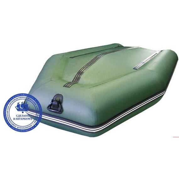 Надувная лодка Хантер 320 ЛК зеленый, фото , изображение 4