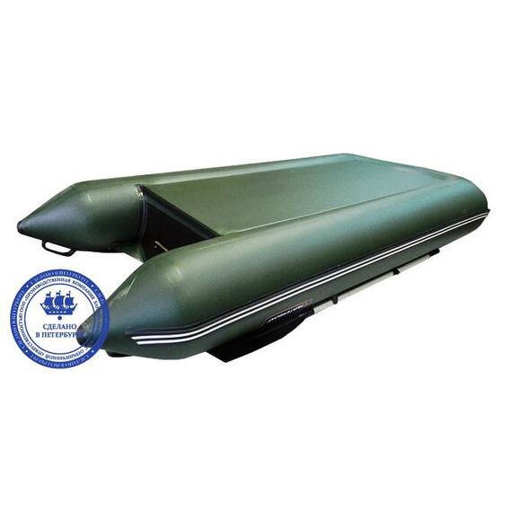 Надувная лодка Хантер 320 Л зеленый, фото , изображение 4