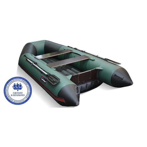 Надувная лодка Хантер 320 ЛКА зеленый, фото 