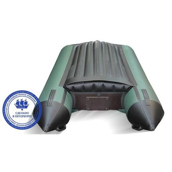 Надувная лодка Хантер 320 ЛКА зеленый, фото , изображение 5