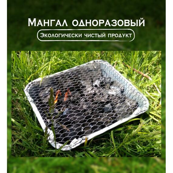 Мангал одноразовый Bay 1кг, фото , изображение 4