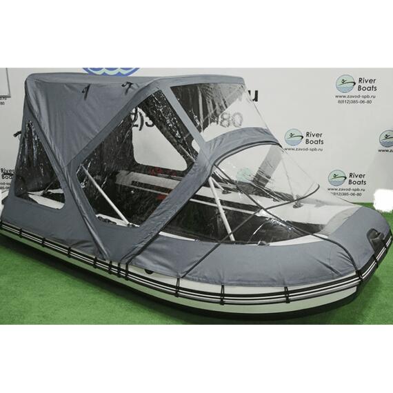 Комбинированный тент-трансформер для лодки Riverboats RB 410-430, RB 410-430 НДНД, фото 