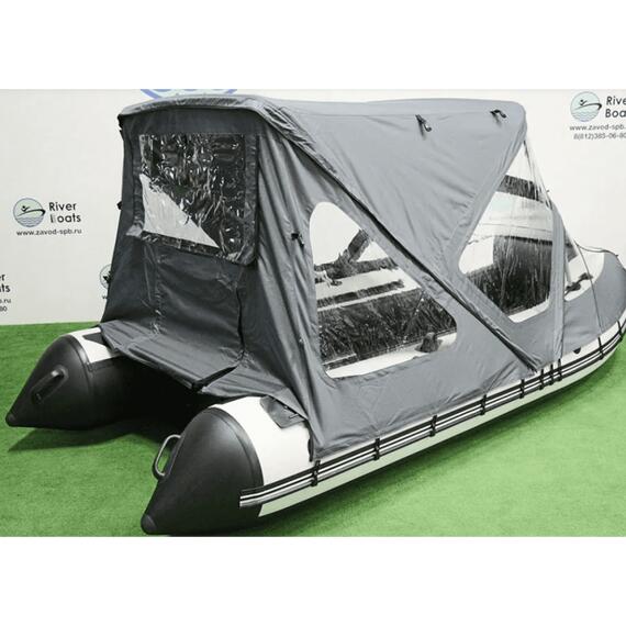 Комбинированный тент-трансформер для лодки Riverboats RB 410-430, RB 410-430 НДНД, фото , изображение 4