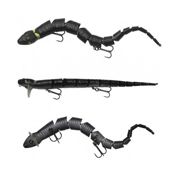 Приманка Savage Gear 3D Snake 30cm 57g F 01-Black Adder, фото 
