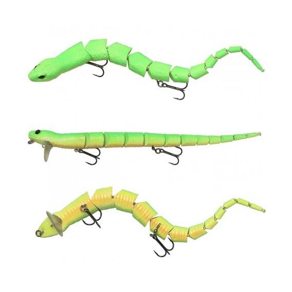 Приманка Savage Gear 3D Snake 30cm 57g F 03-Green Fluo, фото 