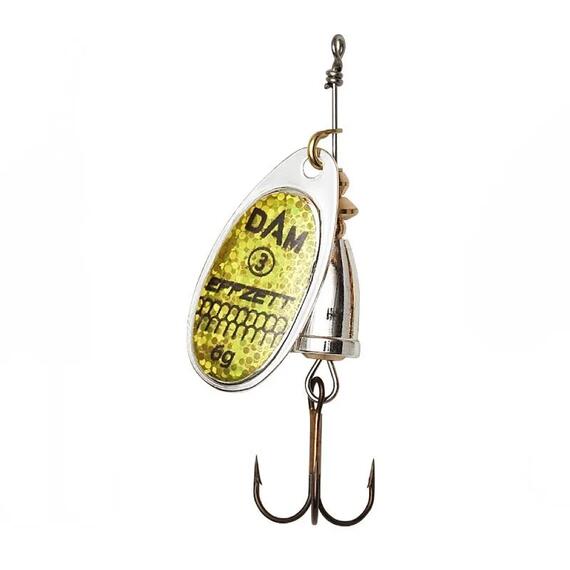 Блесна вращающаяся DAM FZ Executor Spinner #3 6g S Reflex Gold, фото 