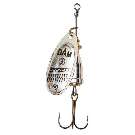 Блесна вращающаяся DAM FZ Executor Spinner #4 8g S Silver, фото 