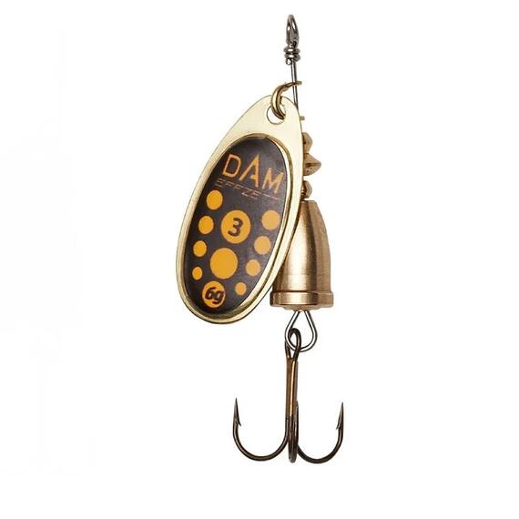 Блесна вращающаяся DAM FZ Executor Spinner #3 6g S Blacky, фото 