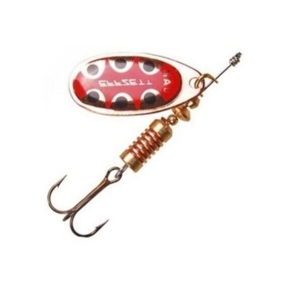 Блесна вращающаяся DAM FZ Standard Spinner #3 6g S Copper Black Dot, фото 