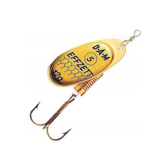 Блесна вращающаяся DAM FZ Standard Spinner #4 10g S Gold, фото 