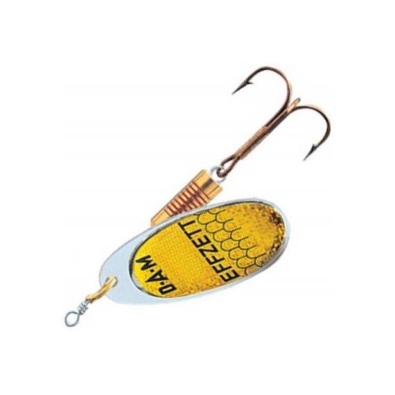 Блесна вращающаяся DAM FZ Standard Spinner #5 12g S Reflex Gold, фото 