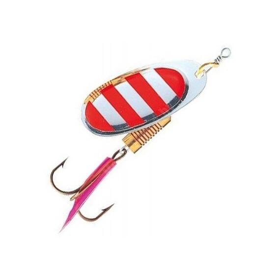 Блесна вращающаяся DAM FZ Standard Spinner #4 10g S Stripe, фото 