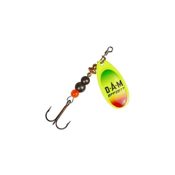 Блесна вращающаяся DAM FZ Fluo Spinner #1 3g S Trio, фото 