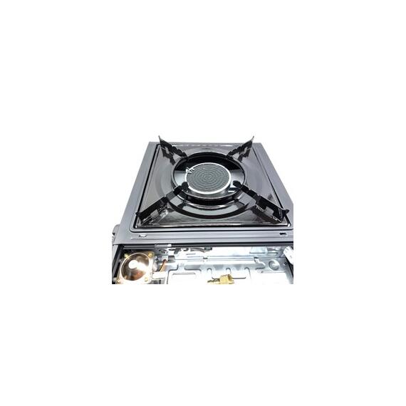 156П TrackGas Газовая плита керамическая горелка с переходником, фото , изображение 4