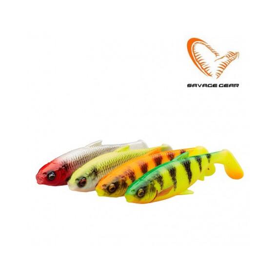 Приманка мягкая SAVAGE GEAR 3D River Roach 12cm 17g Dark Water Mix 4шт, фото 