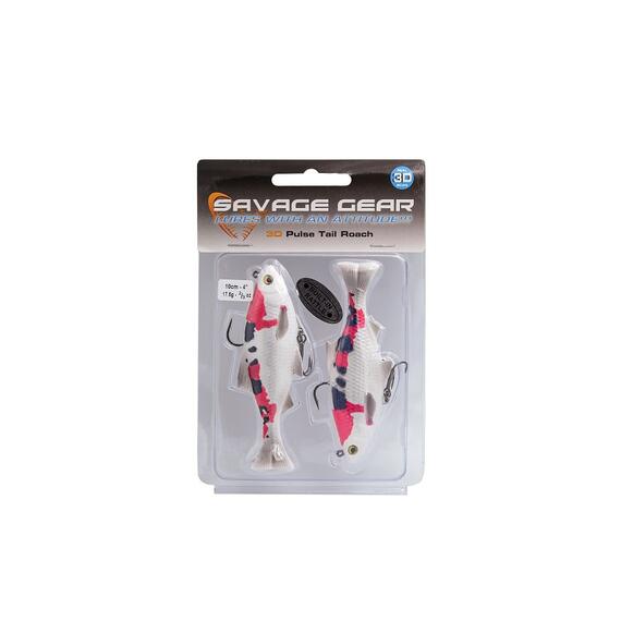 Приманка мягкая SAVAGE GEAR 3D Roach Pulsetail 13cm 38.5g S Koi 2pcs, фото , изображение 2