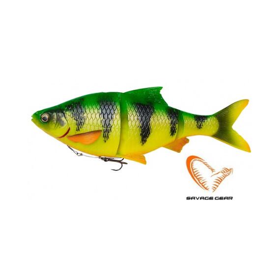 Приманка мягкая SAVAGE GEAR 4D Line Thru Roach 18cm 80g SS Firetiger, фото 