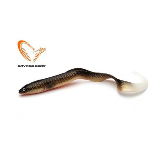 Приманка мягкая SAVAGE GEAR LB Real EEL 20cm 27g Dirty Eel 2pcs Blister, фото 
