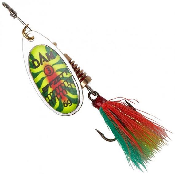 Блесна вращающаяся DAM FZ Standard Dressed Spinner #5 12g S Fireshark, фото 