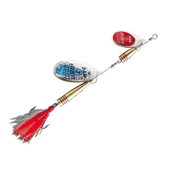 Блесна вращающаяся DAM FZ Tandem Spinner #3 & #5 20g S Glitter, фото 