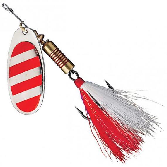 Блесна вращающаяся DAM FZ Standard Dressed Spinner #4 10g S Stripe, фото 