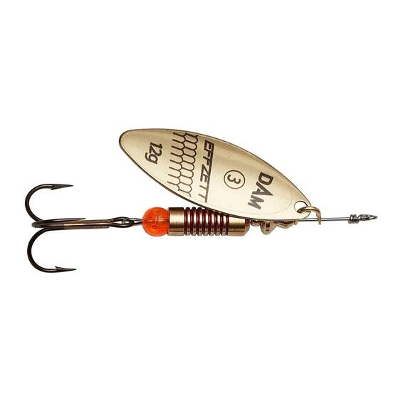 Блесна вращающаяся DAM FZ Predator Spinner #1 4g S Gold, фото 