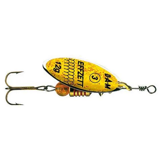 Блесна вращающаяся DAM FZ Predator Spinner #2 7g S Reflex Yellow, фото 