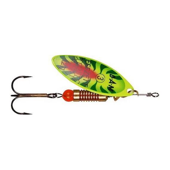 Блесна вращающаяся DAM FZ Predator Spinner #2 7g S Fireshark, фото 