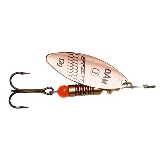 Блесна вращающаяся DAM FZ Predator Spinner #1 4g S Copper, фото 
