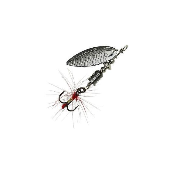 Блесна вращающаяся DAM FZ UV Spinner #1 3g S Grun Smoke, фото 