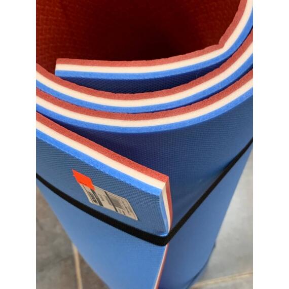 Коврик туристический ISOLON Tourist 12 1800х600х12 бордо/белый/синий, фото 