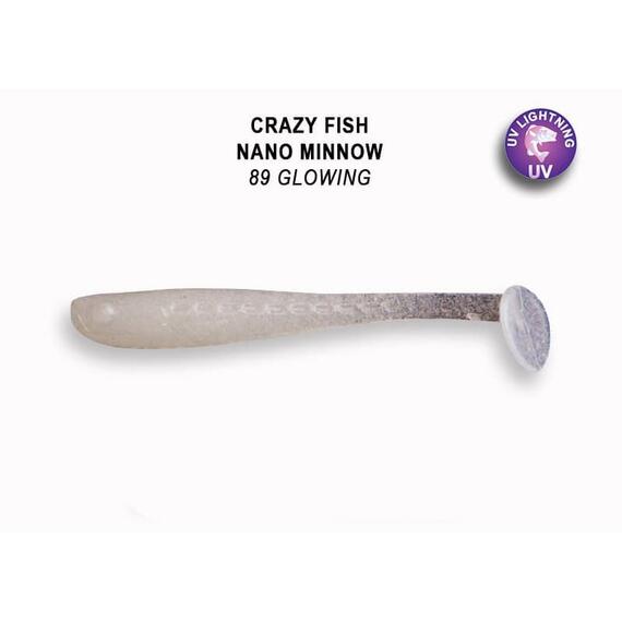 Мягкая приманка CRAZY FISH Nano Minnow 1.6" 6-40-89-6, фото 