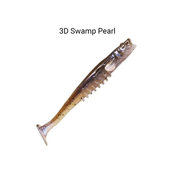 Мягкая приманка CRAZY FISH Nano Minnow 2.7" 53-70-3d-6, фото 