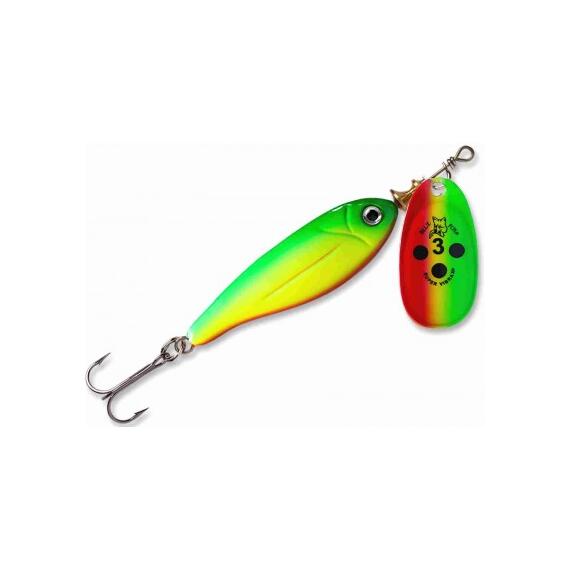 Блесна вращающаяся BLUE FOX Minnow Super Vibrax 3, GYR, Цвет: GYR, Вес гр: 13, фото 