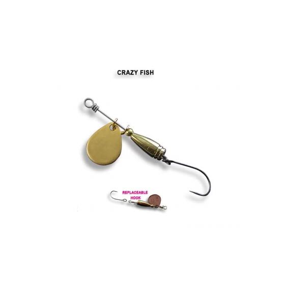 Блесна вращающаяся Crazy Fish Spinner BEAGLE-2,1g #1, фото 