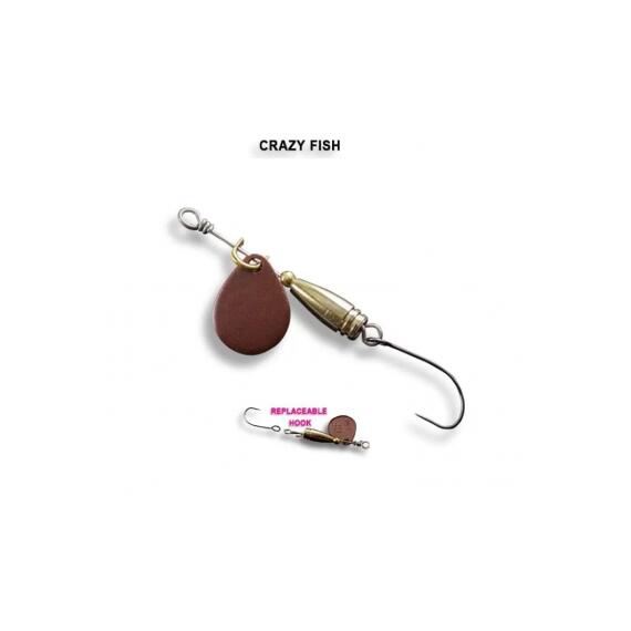 Блесна вращающаяся Crazy Fish Spinner BEAGLE-2,1g #3, фото 