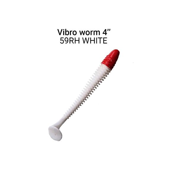 Мягкая приманка CRAZY FISH Vibro Worm 4'' 75-100-59RH-6, фото 