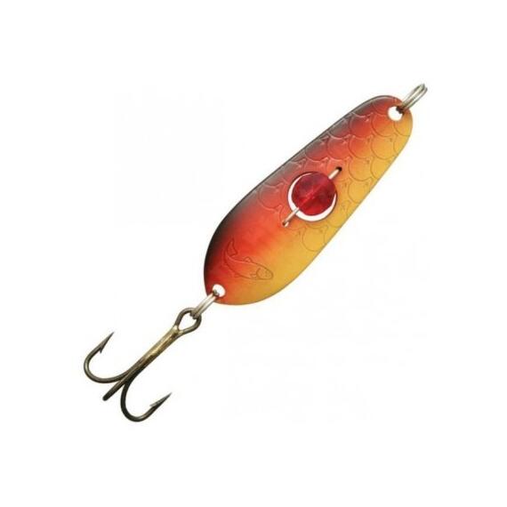 Блесна колебающаяся KUUSAMO RASANEN Pearl 50/11 BL/R/Ye-C, фото 