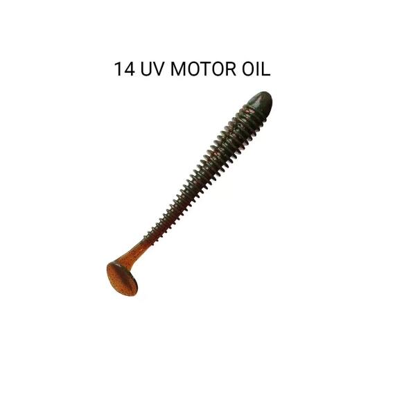 Мягкая приманка CRAZY FISH Vibro Worm 4.5'' 77-115-10-6, фото 