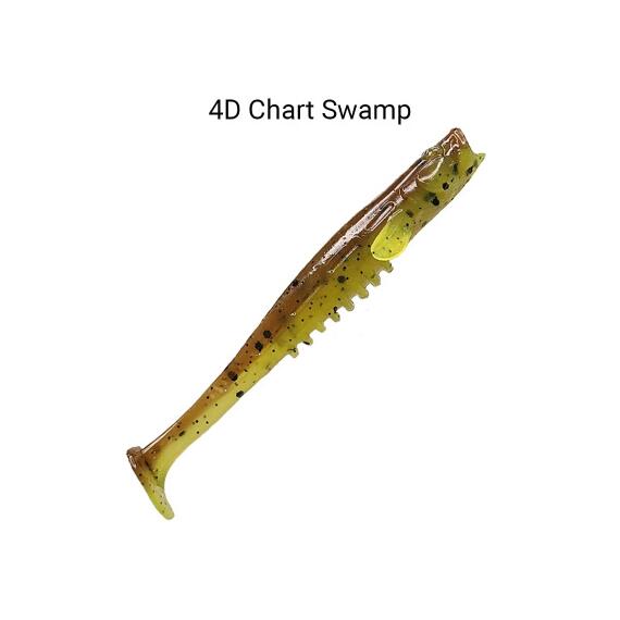 Мягкая приманка CRAZY FISH Nano Minnow 2.7" 53-70-4d-6, фото 