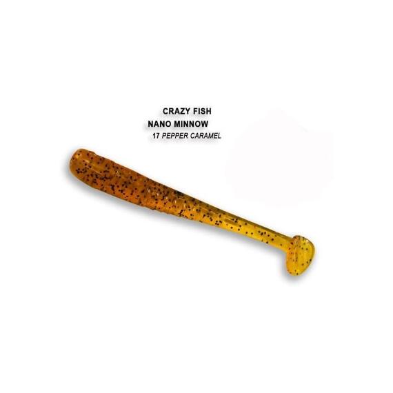 Мягкая приманка CRAZY FISH Nano Minnow 2.2" 22-55-17-6, фото 