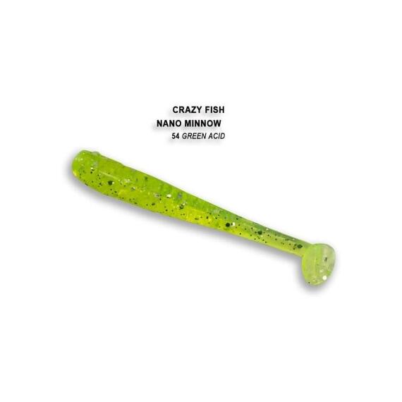 Мягкая приманка CRAZY FISH Nano Minnow 2.2" 22-55-54-6, фото 
