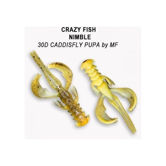 Мягкая приманка CRAZY FISH Nimble 1.6" 49-40-30d-6, фото 