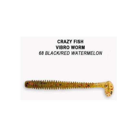 Мягкая приманка CRAZY FISH Vibro worm 2" 3-50-68-6, фото 