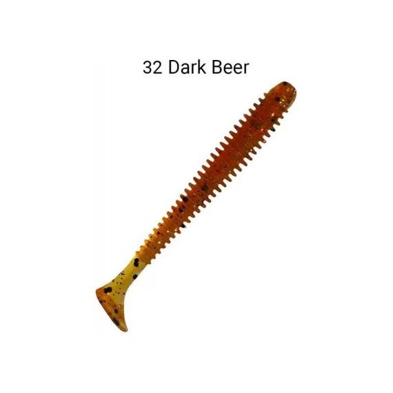 Мягкая приманка CRAZY FISH Vibro Worm 2.5'' 81-65-32-6, фото 